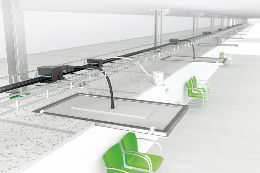 Le système de câbles plats NRG de la gamme gesis combine tous les avantages d’une installation électrique moderne décentralisée et répond aux exigences qui caractérisent la gamme de Wieland Electric : rapide, flexible et sûre